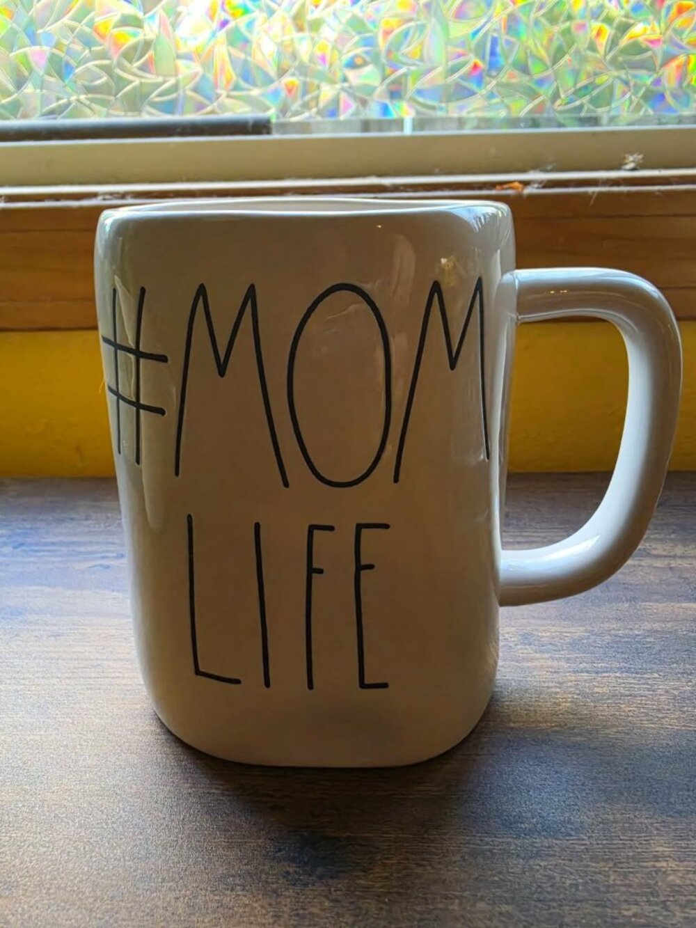 Rae Dunn #Momlife Ceramic Mug
